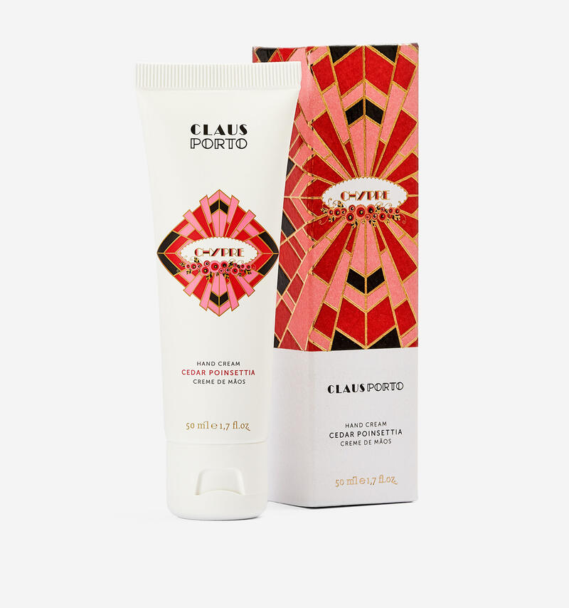 CHYPRE CEDAR POINSETTIA HAND CREAM