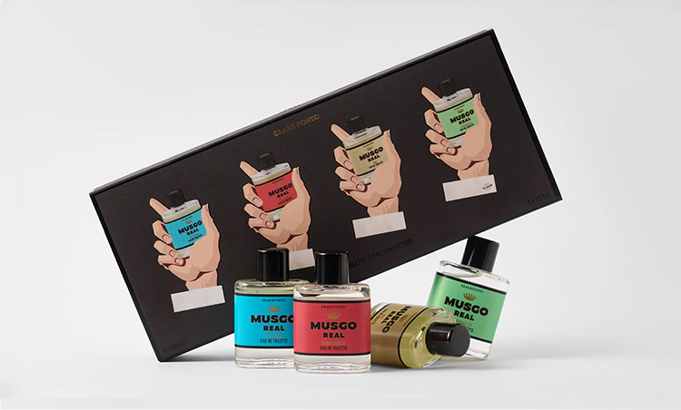 ②MUSGO REAL GIFT SET HANDS UP MINI EDT_1110